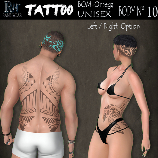 RAMS WEAR.-Tattoo-Body N 10