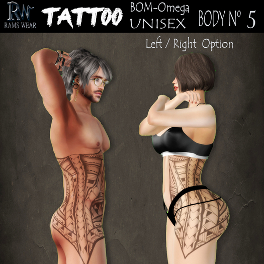 RAMS WEAR.-Tattoo-Body N 5