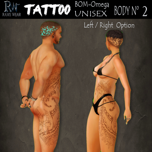 RAMS WEAR.-Tattoo-Body N 2