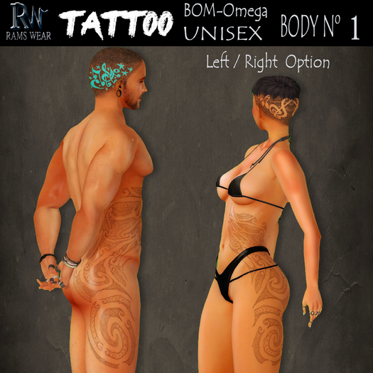 RAMS WEAR.-Tattoo-Body N 1