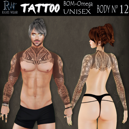 RAMS WEAR.-Tattoo-Body N 12