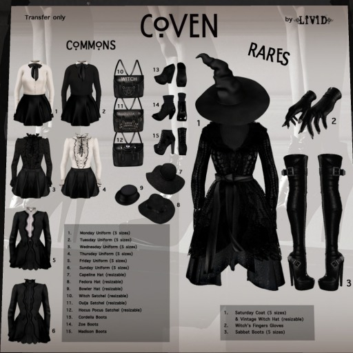 LiViD : Coven Hat_Fedora