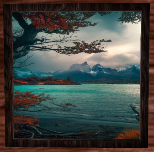 Cloudy Day at the Lake v1