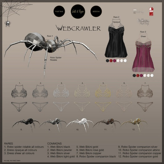 S&P webcrawler Bikini Lara silver (rez to unpack)