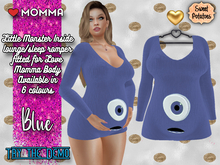 < SP > Little Monster Inside Romper for Love Momma - Blue
