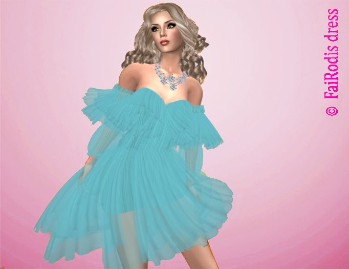 FaiRodis Sabrina mesh Slink Hourglass dress mint pack