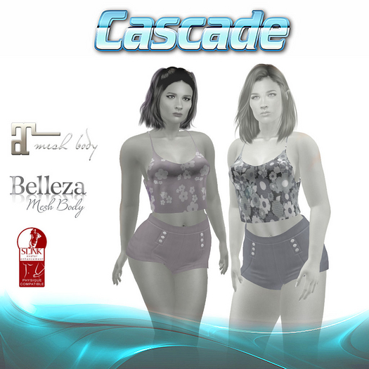 CASCADE - Dora Shorts & Tank Set - DEMO