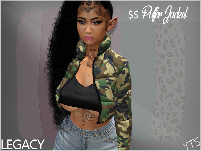 YTS-$$PUFFER CAMO JACKET-LEGACY