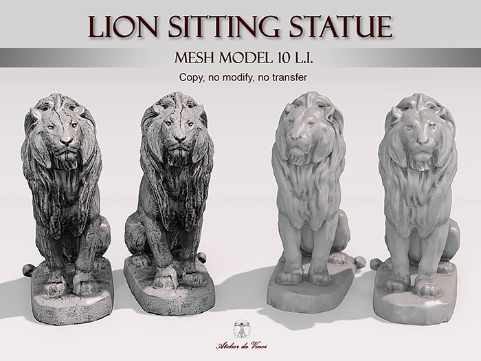 Lion Sitting Statue