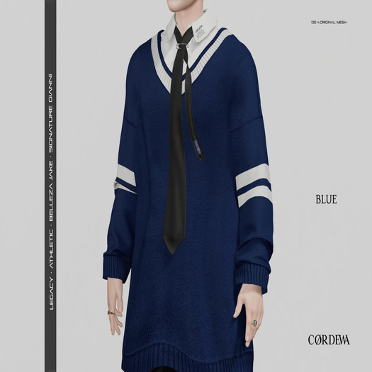*CORDEWA* STREET-K SWEATER BLUE