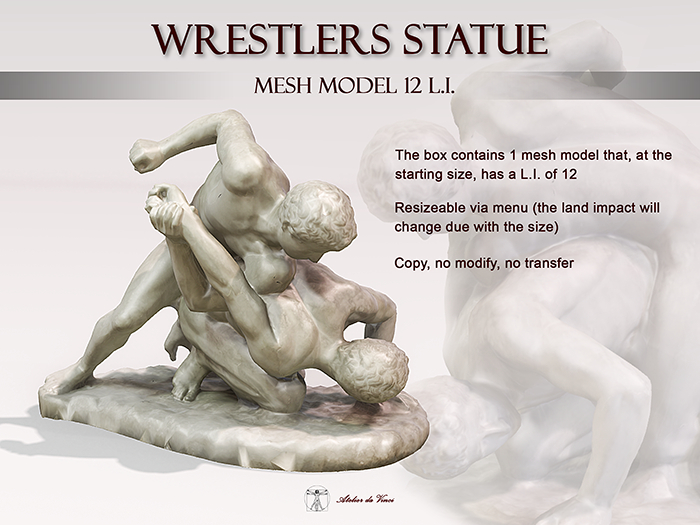 Wrestlers Statue