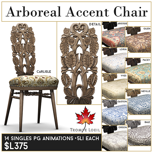 Trompe Loeil - Arboreal Accent Chairs [mesh]