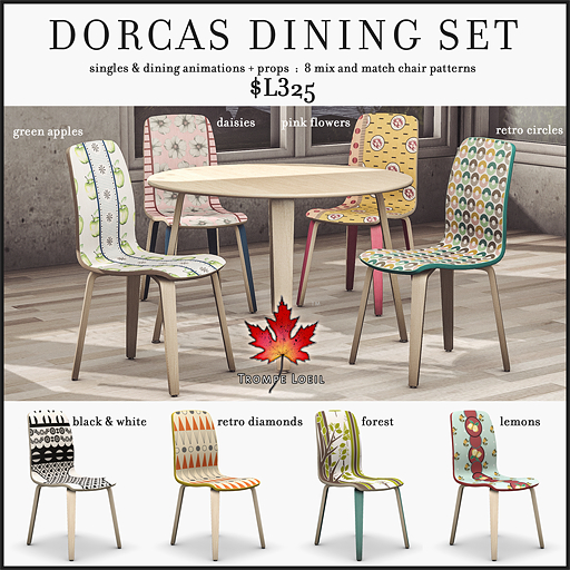 Trompe Loeil - Dorcas Dining Set [mesh]