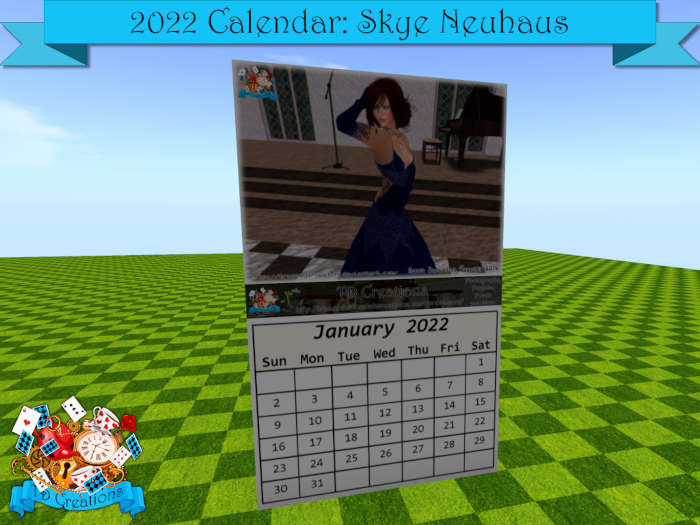 TD Creations - 2022 Calendar Skye