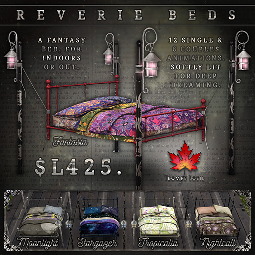 Trompe Loeil - Reverie Beds [mesh]