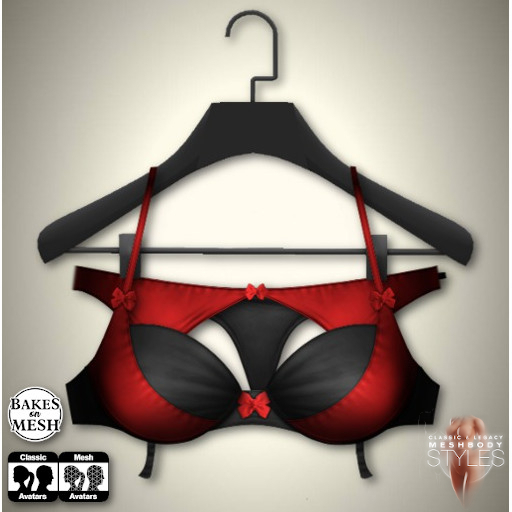 *SM* Maitreya Vamptress Lingerie - Red