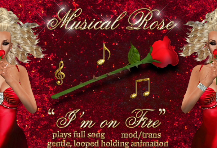 Musical Rose plays "I'm on Fire"