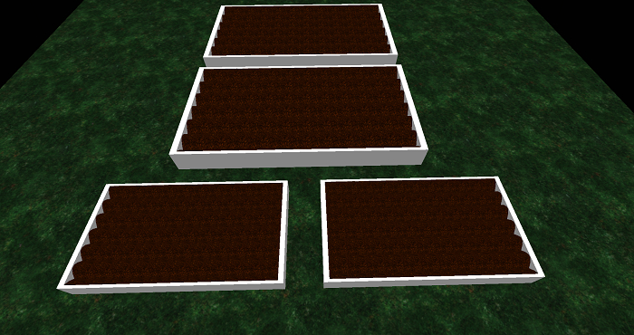 Modern Gardening Rows Package