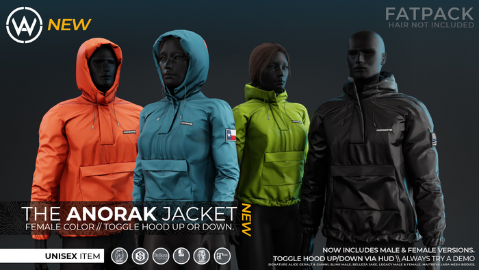 WAZ - Anorak Rain Jacket (Fatpack)