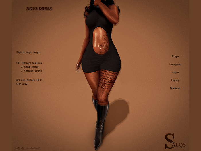 SALOS - Nova Dress Black