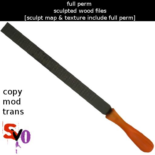 wood files sculpt map include full perm