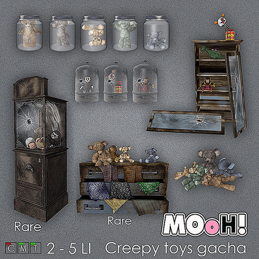 MOoH! Arcade toy box 5LI RARE