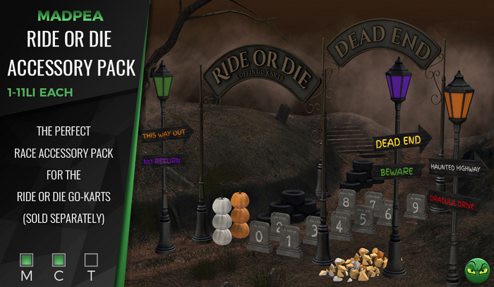 MadPea Ride or Die Accessory Pack