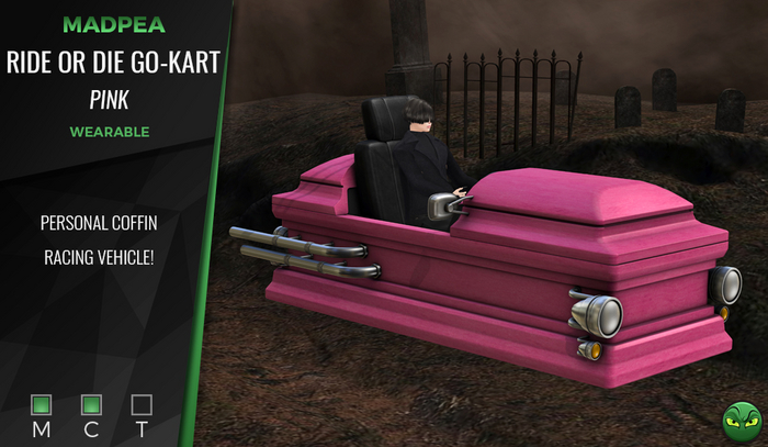 MadPea Ride or Die Go-Kart - Pink