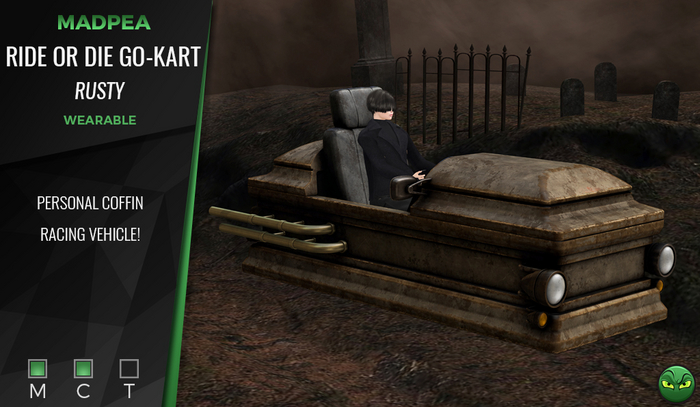 MadPea Ride or Die Go-Kart - Rusty