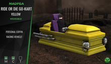 MadPea Ride or Die Go-Kart - Yellow