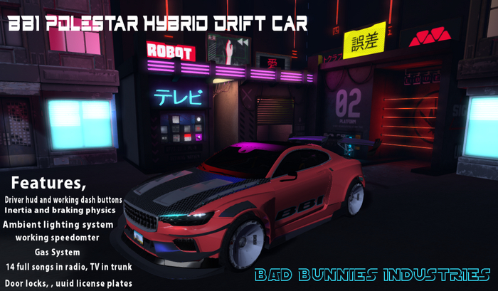 BBI Polestar Hybrid Drift Car Boxed