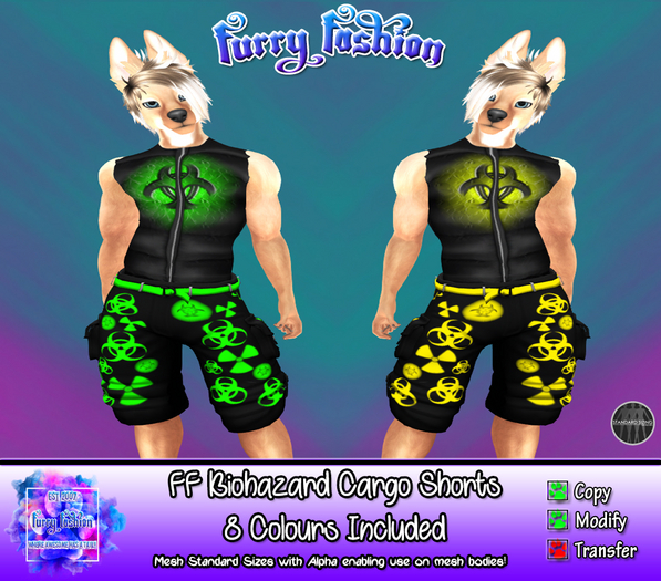 ~FF~ Biohazard Cargo Shorts