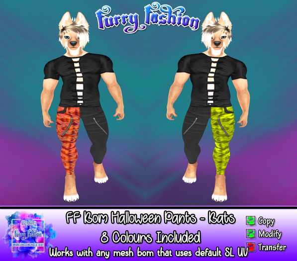 ~FF~ Bom Halloween Pants Bats