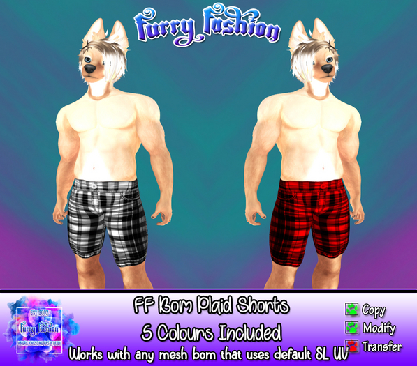 ~FF~ Bom Plaid Shorts