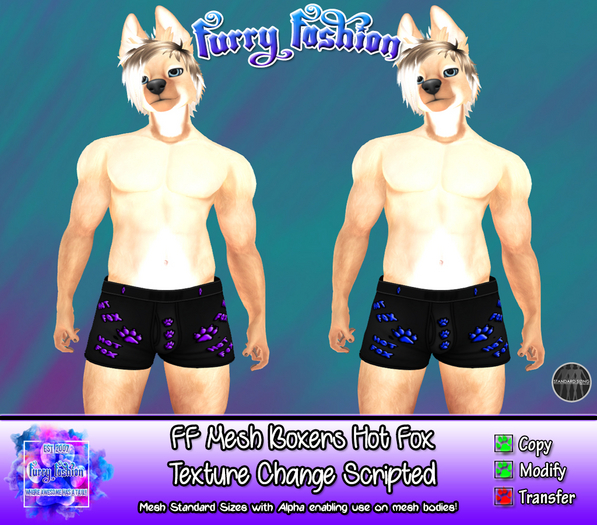 ~FF~ Mesh Boxers Hot Fox