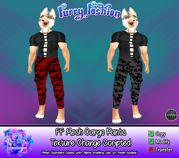 ~FF~ Mesh Cargo Pants