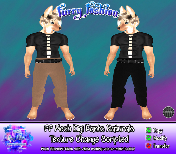 ~FF~ Mesh Digi Pants Paws