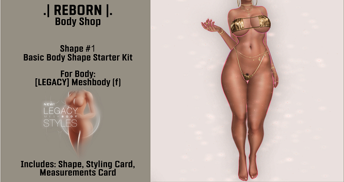 .| REBORN |. Body Shop - Basic Body Shape - Legacy (f)