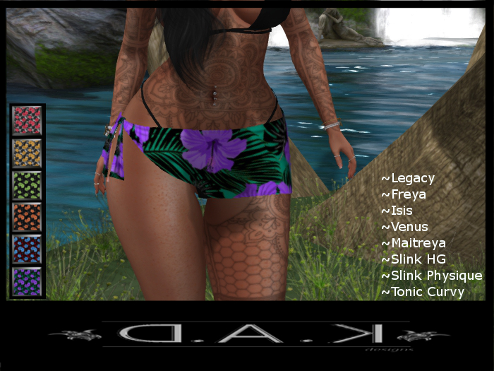 D.A.K~Ladies Oahu Beach Wrap w/HUD