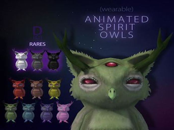 *Drot* Spirit Owl - Black (RARE)