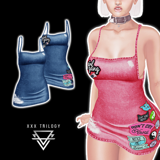 Tri - Mini Original Jean Dress