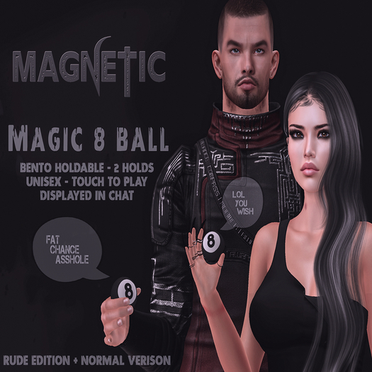 Magnetic - Magic 8 Ball (ADD ME)