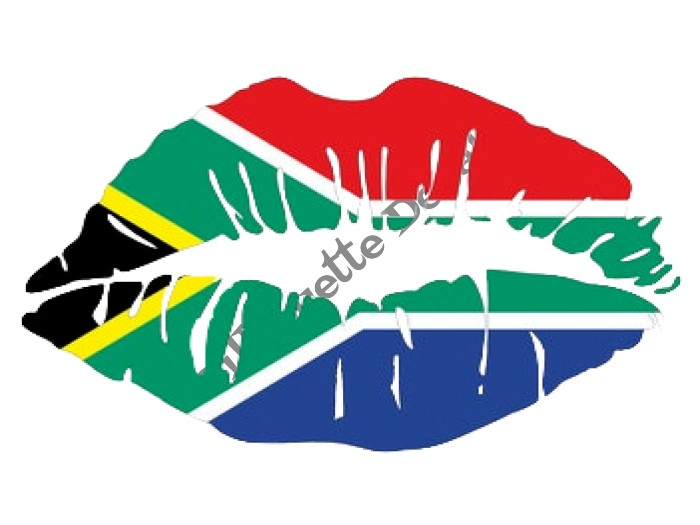 South African Kisses Decal