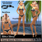 swim wear Cool Black bikini