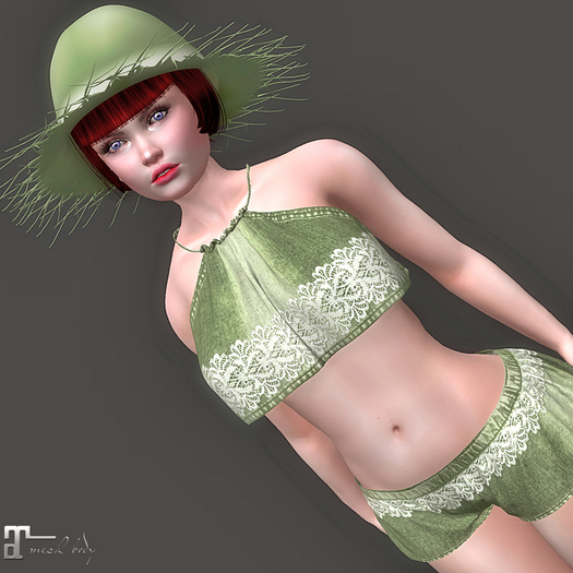 * Fiona * Green Outfit * 