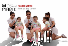 .::Neri M I A R T E ::.Full Permission Mother with Baby Character