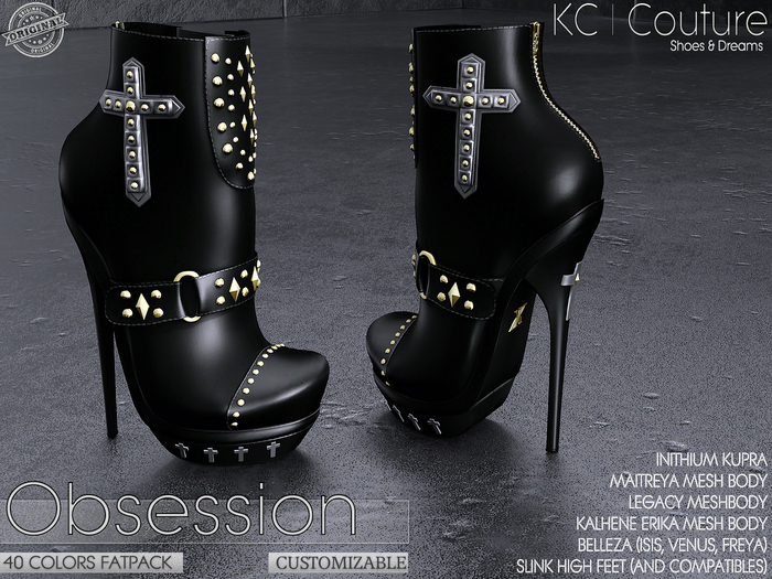 -KC- OBSESSION BOOTS / 40 COLORS FATPACK