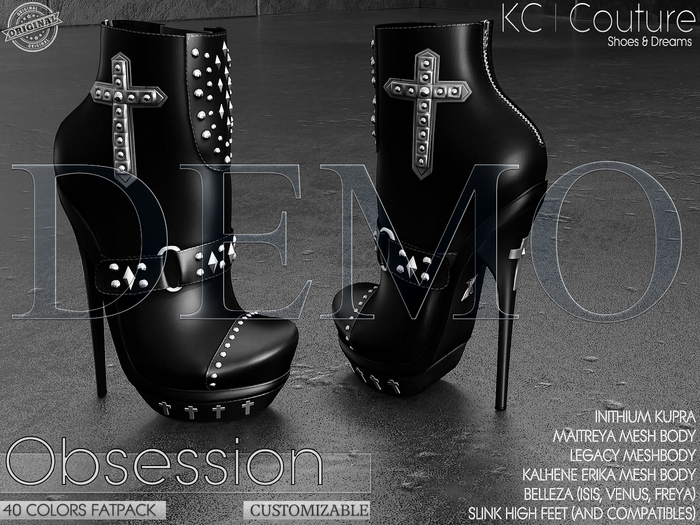 *DEMO* -KC- OBSESSION BOOTS / 40 COLORS FATPACK