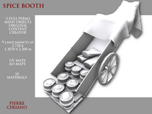 Spice booth - 9 LI - 5 FULL  PERMS Meshes