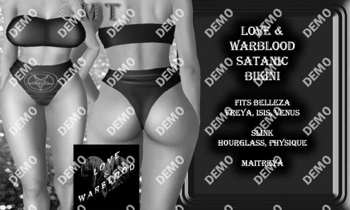 L&W DEMO Satanic Bikini Box 